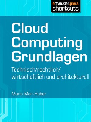 cover image of Cloud Computing Grundlagen